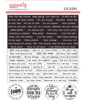 Uniquely - Heart & Soul Journal Stickers