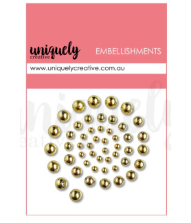 Uniquely - Embellies Gold Pearls