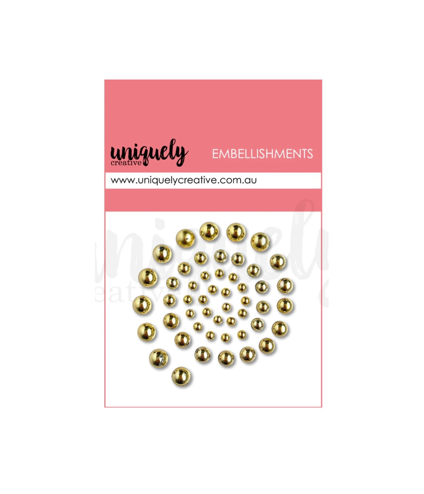 Uniquely - Embellies Gold Pearls