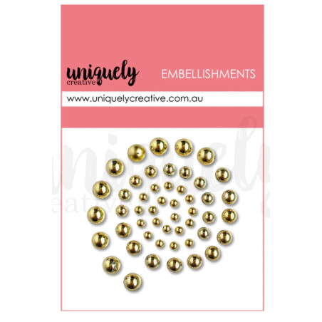 Uniquely - Embellies Gold Pearls