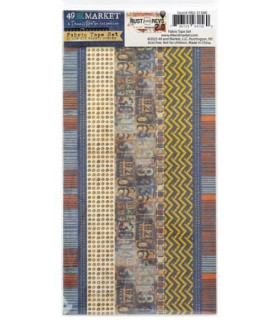 49 And Market Fabric Tape Set - Rust and Revs