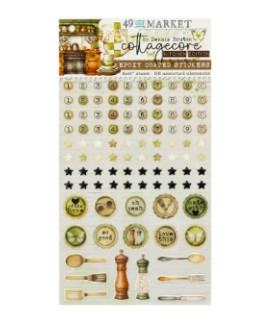 49&Market - Epoxy Coated Stickers Kitchen Edition - Cottagecore