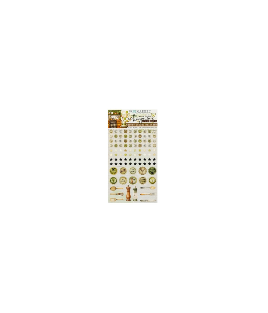 49&Market - Epoxy Coated Stickers Kitchen Edition - Cottagecore