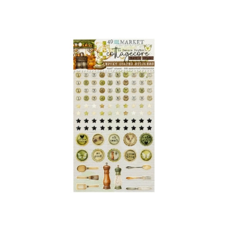 49&Market - Epoxy Coated Stickers Kitchen Edition - Cottagecore