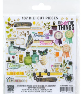 49 and Market Curiosities in Willow Grove Foiled Die-Cut Assortment