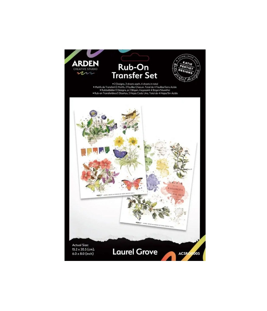 Arden Creative Studios - Laurel Grove Rub On Transfer Set