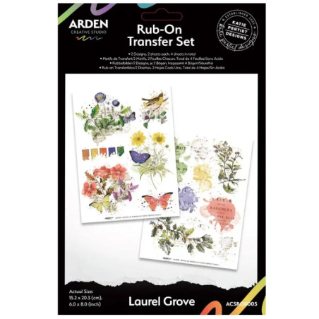 Arden Creative Studios - Laurel Grove Rub On Transfer Set