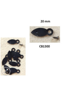 W&M - Photo Frame Back Clip Holders Black x 12 p/p