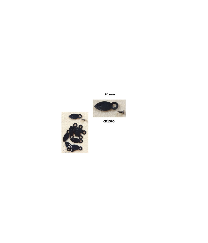 W&M - Photo Frame Back Clip Holders Black x 12 p/p