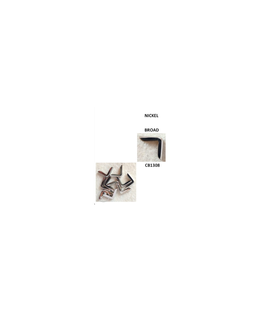 W&M - Photo Corners BROAD Nickel x 12 p/p
