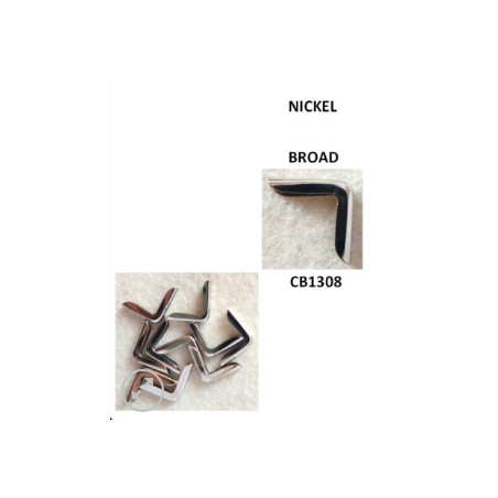W&M - Photo Corners BROAD Nickel x 12 p/p