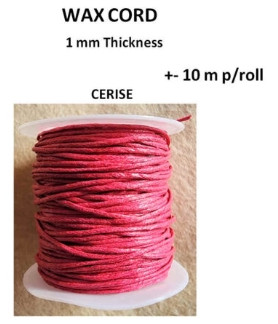 W&M - Wax Cord Cerise 10 m/roll