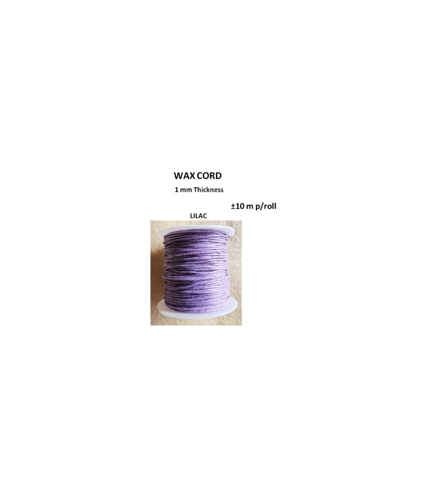 W&M - Wax Cord Lilac 10 m p/roll