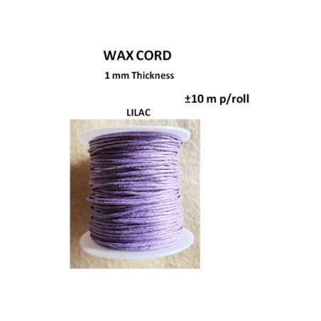 W&M - Wax Cord Lilac 10 m p/roll