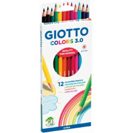 Giotto - Colors 3.0 Colouring Pencils 12 Pcs