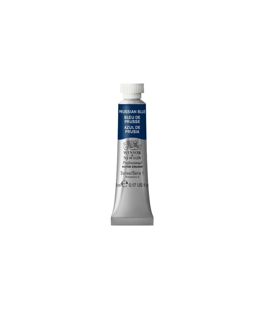 Winsor and Newton - Professional Watercolor 5ml Tube, Prussian Blue