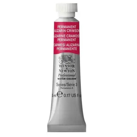 Winsor and Newton - Professional Watercolour 5ml Tube Permanent Alizarin Crimson