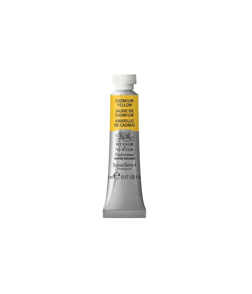 Winsor and Newton Professional Watercolour 5ml Tube - Cadium Yellow