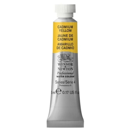 Winsor and Newton Professional Watercolour 5ml Tube - Cadium Yellow