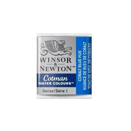 Winsor & Newton - Cotman Watercolour Half Pan - Cobalt Blue Hue