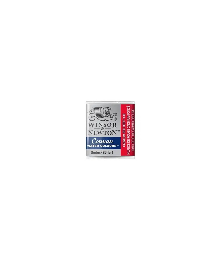 Winsor & Newton - Cotman Watercolour Half Pan - Cadmium Red Deep Hue