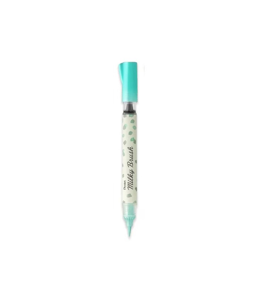 Pentel - Pastel Milky Brush Pen - Mint Green
