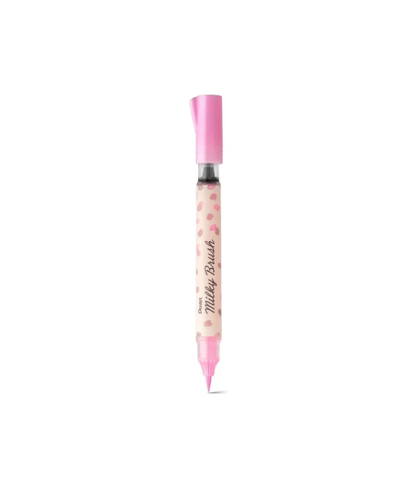 Pentel - Pastel Milky Brush Pen - Pastel Pink