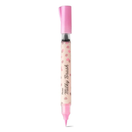 Pentel - Pastel Milky Brush Pen - Pastel Pink