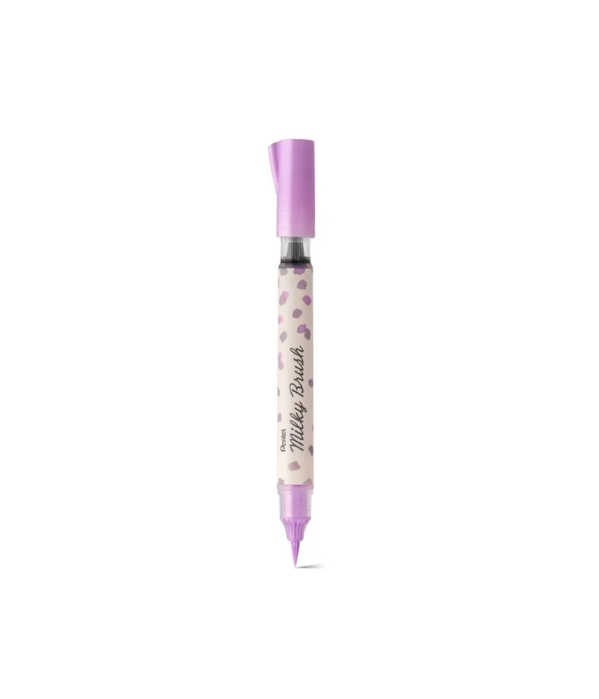 Pentel - Pastel Milky Brush Pen - Pastel Violet