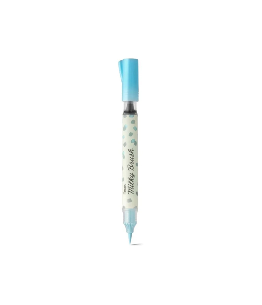 Pentel - Pastel Milky Brush Pen - Blue
