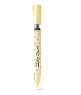 Pentel - Pastel Milky Brush Pen - Yellow