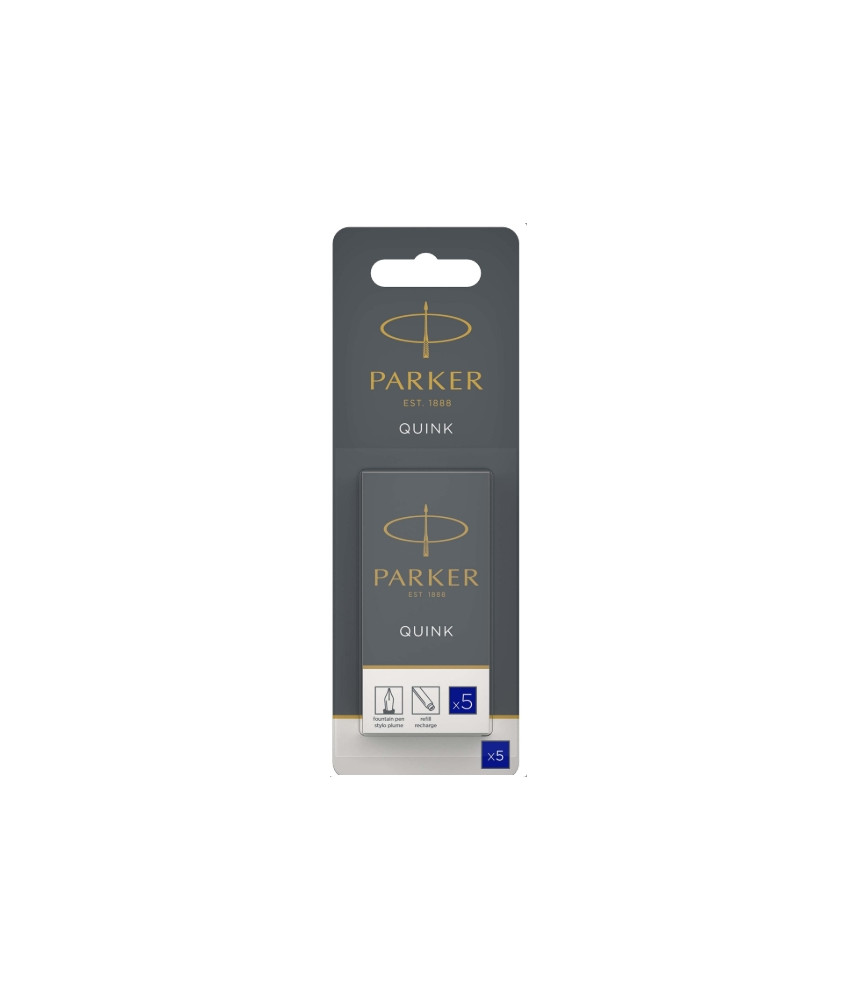 Parker - Fountain Pen Refill Ink Cartridges Quink Replacement Black