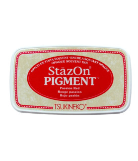 Tsukineko - StazOn Pigment Ink Pad - Passion Red