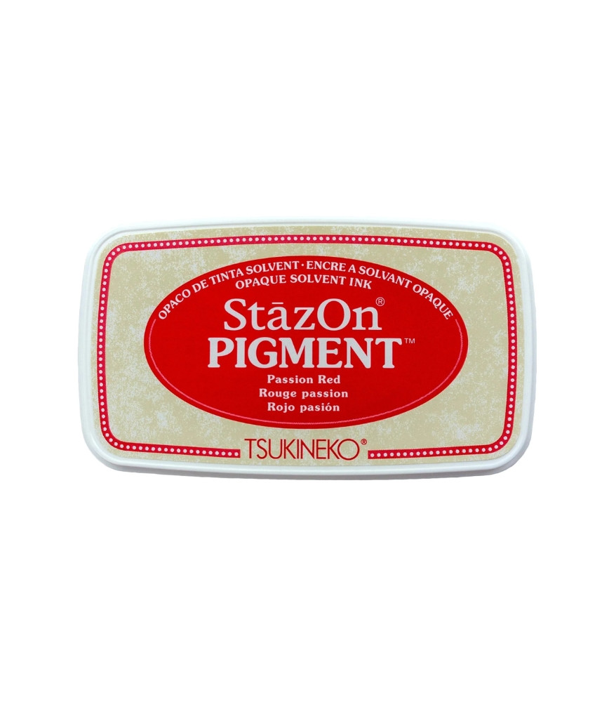 Tsukineko - StazOn Pigment Ink Pad - Passion Red