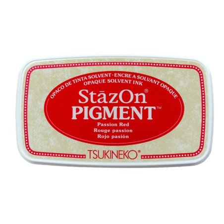 Tsukineko - StazOn Pigment Ink Pad - Passion Red