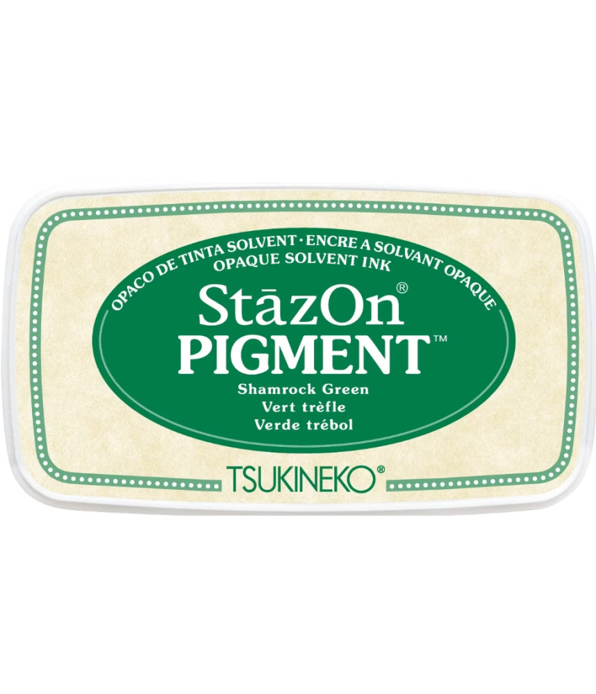 Tsukineko - StazOn Pigment Ink Pad - Shamrock Green