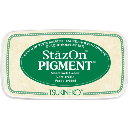 Tsukineko - StazOn Pigment Ink Pad - Shamrock Green