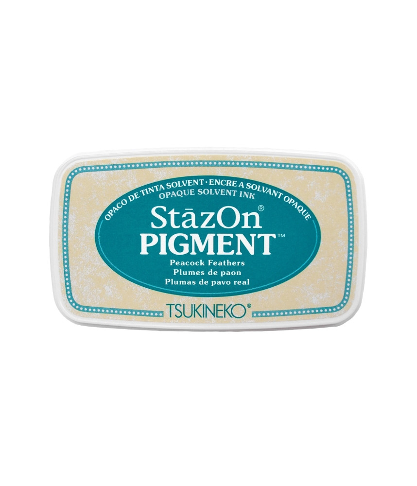 Tsukineko - StazOn Pigment Ink Pad - Peacock Feathers