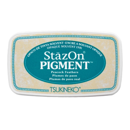Tsukineko - StazOn Pigment Ink Pad - Peacock Feathers