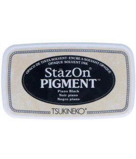 Tsukineko - StazOn Pigment Ink Pad - Piano Black