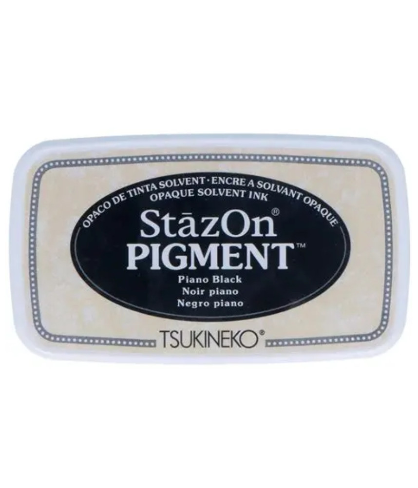 Tsukineko - StazOn Pigment Ink Pad - Piano Black