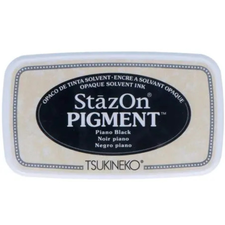 Tsukineko - StazOn Pigment Ink Pad - Piano Black