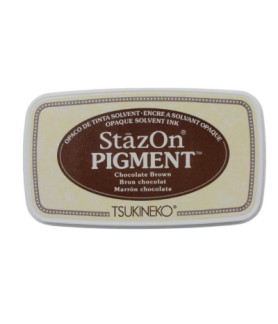 Tsukineko - StazOn Pigment Ink Pad - Chocolate brown