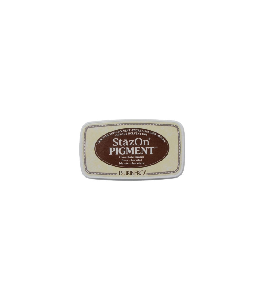Tsukineko - StazOn Pigment Ink Pad - Chocolate brown