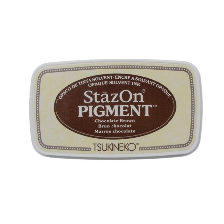 Tsukineko - StazOn Pigment Ink Pad - Chocolate brown