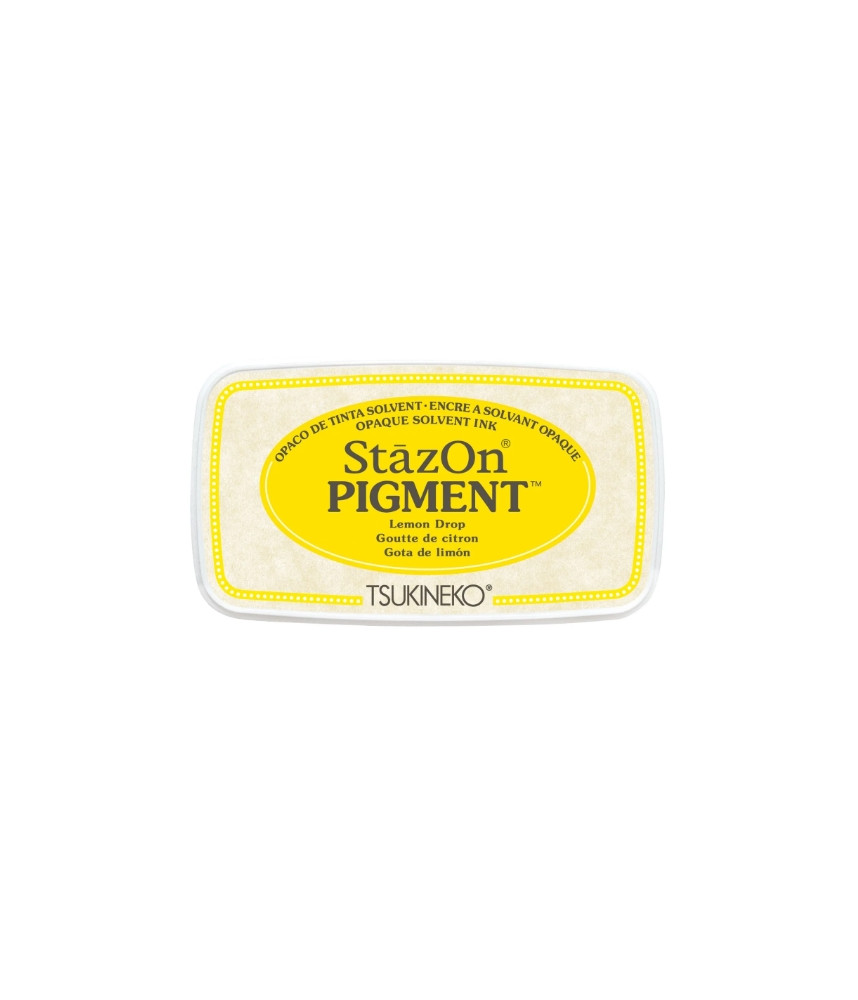 Tsukineko - StazOn Pigment Ink Pad - Lemon Drop