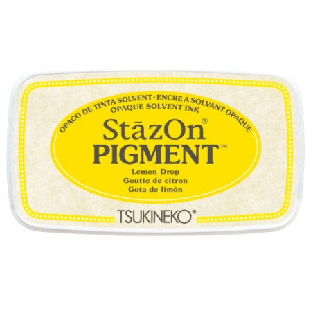 Tsukineko - StazOn Pigment Ink Pad - Lemon Drop