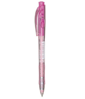 Stabilo -  308 Liner Retractable Ballpoint Pen - Pink