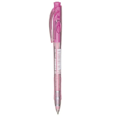 Stabilo -  308 Liner Retractable Ballpoint Pen - Pink
