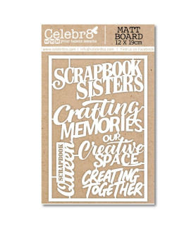 Celebr8 - Crea8tive Chaos Paper Pack 12X12 Double Pages (1 Bonus Fussy Cut Frame Sheet)
